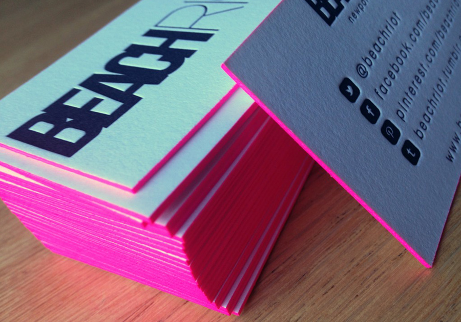 Colored-edge Business Cards