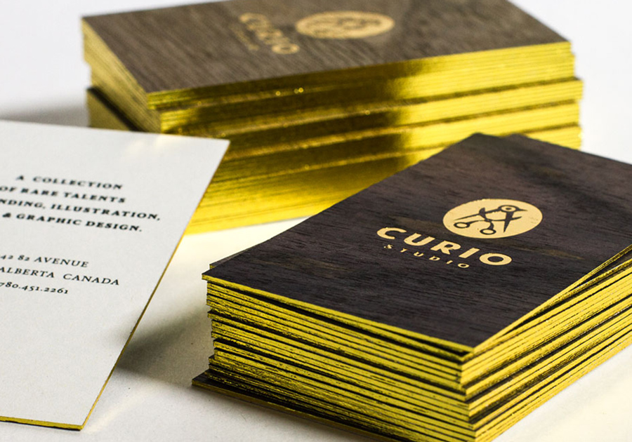 Foiling on Business Cards